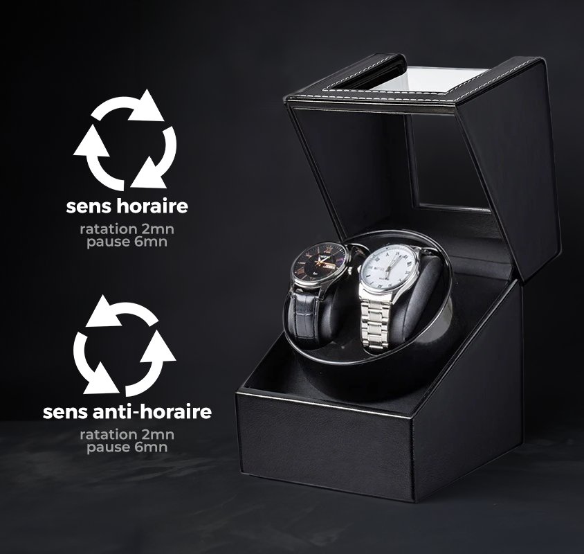 Remontoir montre - Duo cuir
